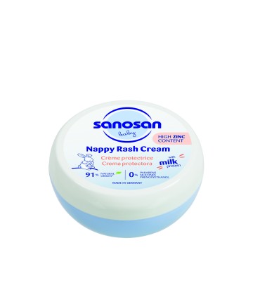 Sanosan baby - Crema protectoare cu zinc impotriva iritatiei de scutec 0 luni+, 150ml