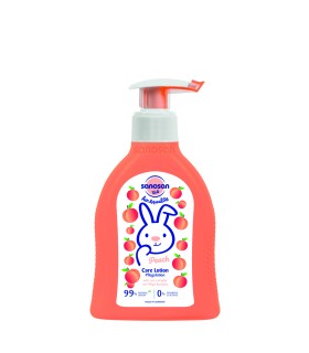 Sanosan kids - Lotiune de corp hidratanta cu miros de piersica pentru copii, 200ml