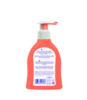 Sanosan kids - Lotiune de corp hidratanta cu miros de piersica pentru copii, 200ml