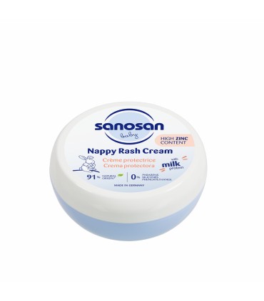 Sanosan baby - Crema protectoare cu zinc impotriva iritatiei de scutec 0 luni+, 150ml