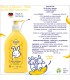 Sanosan Kids - Gel de duș și șampon cu miros de banane, 400ml