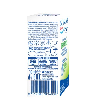 ISOMAR OCCHI PLUS - Picături oftalmice pentru OCHI USCAȚI, 10ml