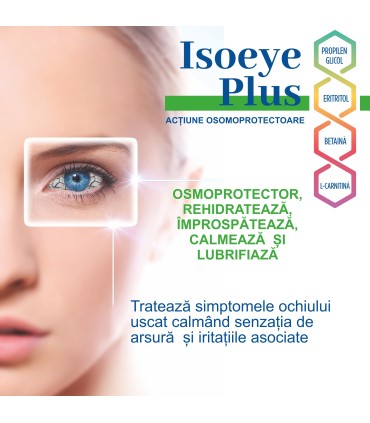 ISOMAR OCCHI PLUS - Picături oftalmice pentru OCHI USCAȚI, 10ml