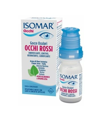 ISOMAR OCCHI - Picături oftalmice pentru OCHI ROȘII, 10ml