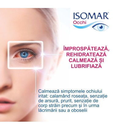 ISOMAR OCCHI - Picături oftalmice pentru OCHI ROȘII, 10ml