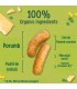 ORGANIX - SNACK ECOLOGIC (BIO) DIN PORUMB CU BRANZA SI PATRUNJEL, 4X15G, 10luni+