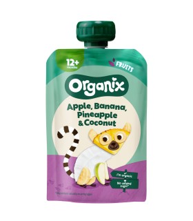 ORGANIX PIURE ECOLOGIC (BIO) DE MAR, BANANA, ANANAS SI COCOS, 12luni+