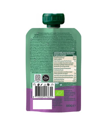ORGANIX PIURE ECOLOGIC (BIO) DE MAR, BANANA, ANANAS SI COCOS, 12luni+