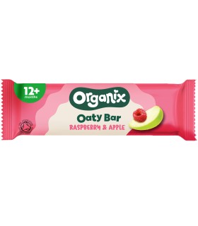 ORGANIX - BATON ECOLOGIC (BIO) DIN OVAZ INTEGRAL CU MERE SI ZMEURA 23G,12luni+