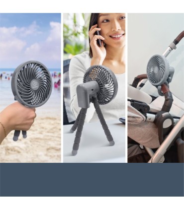 Dreambaby - Ventilator portabil cu protecție și picioare flexibile