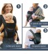 Dreambaby - Marsupiu ”Inspire” din material tricotat, NEGRU