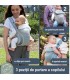 Dreambaby - Marsupiu ”Inspire” din material tricotat, GRI