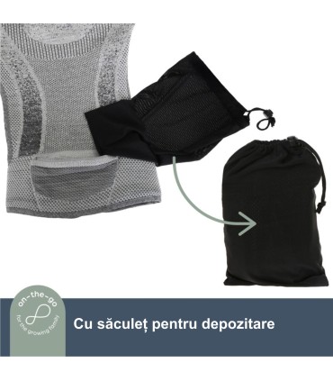 Dreambaby - Marsupiu ”Inspire” din material tricotat, GRI