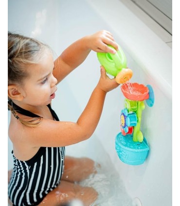 Nuby - Jucarie de baie, floare + stropitoare, 12 luni+