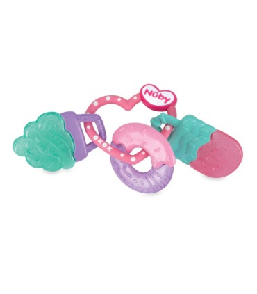 Nuby - Inel gingival răcoritor, 3 luni +