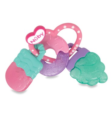 Nuby - Inel gingival răcoritor, 3 luni +