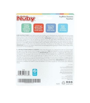 Nuby - Inel gingival răcoritor, 3 luni +