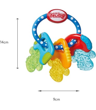 Nuby - Inel gingival răcoritor, 3 luni +