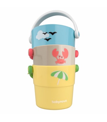 BabyNova – Set găletușe de joacă, 6 luni+