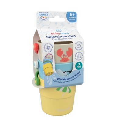 BabyNova – Set găletușe de joacă, 6 luni+
