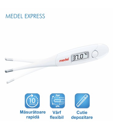 Medel Express– Termometru digital cu vârf flexibil și măsurare rapidă