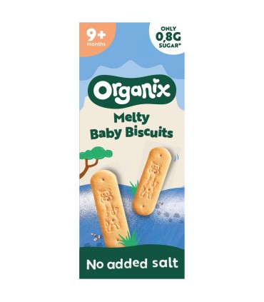 ORGANIX - Biscuiți ecologici (BIO) pentru bebeluși și copii,160g, 9 luni+