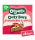 ORGANIX - BATOANE ECOLOGICE (BIO) DIN OVAZ INTEGRAL CU CAPSUNI SI MERE 6X23G, 12luni+