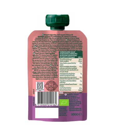 ORGANIX PIURE ECOLOGIC (BIO) DE MERE, CAPSUNI SI AFINE, 100G, 6luni+