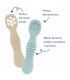 Baby Nova – Prelingurițe din silicon, 2 bucăți, 6 luni+