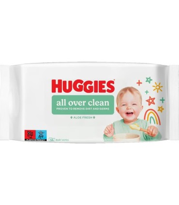 HUGGIES All Over Clean - servetele umede copii  56