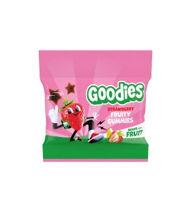 Goodies Snacks - Jeleuri de capsuni 17g