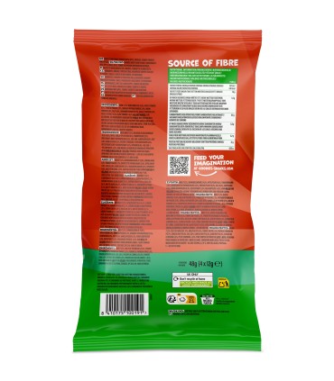 Goodies - Snacks Crocodil din porumb cu barbeque, 4x12g
