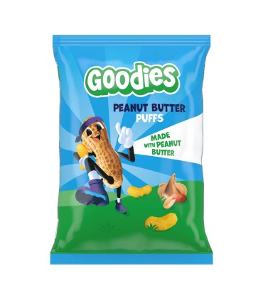 Goodies - Snacks Porumb cu unt de arahide, 30g