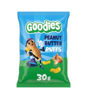 Goodies - Snacks Porumb cu unt de arahide, 30g