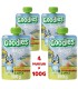 Goodies Snacks - Bluey - Piure de banane, capsuni si mere 4x100g