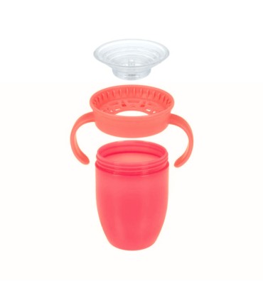 Nuby - Pahar 360° Wonder Cup, cu manere, 150ml, 6+