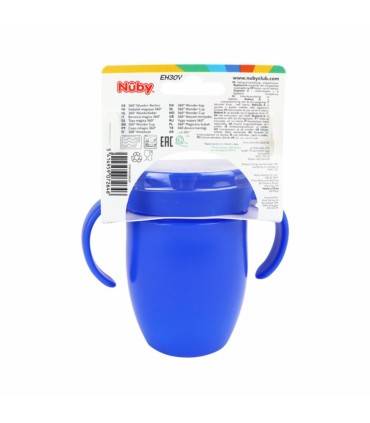 Nuby - Pahar 360° Wonder Cup, cu manere, 150ml, 6+