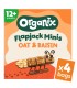 ORGANIX - FLAPJACK - CUBULETE ECOLOGICE (BIO) MOI DIN OVAZ INTEGRAL SI STAFIDE, 4X20G, 12luni+