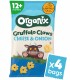 ORGANIX - GRUFFALO - FIGURINE ECOLOGICE (BIO) DIN PORUMB CU BRANZA SI CEAPA, 4X15G, 12luni+