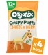 ORGANIX - SNACK ECOLOGIC (BIO) DIN PORUMB CU BRANZA SI PATRUNJEL, 4X15G, 10luni+