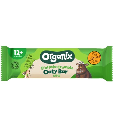 ORGANIX - BATOANE ECOLOGICE (BIO) DIN OVAZ INTEGRAL CU MERE, 6X23G, 12luni+