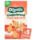 ORGANIX - BISCUITI ECOLOGICI ”MINI”  (BIO) CU GHIMBIR, 5X20G, 12+