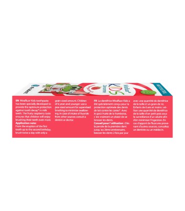 Miradent - Mirafluor Kids - Pasta de dinti pentru copii 0-6 ani, 75ml