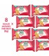 ORGANIX - Biscuiti ECOLOGICI (BIO) ”JAMMIE MONSTERS” CU UMPLUTURA DE CAPSUNI SI MERE, 64G, 36luni+