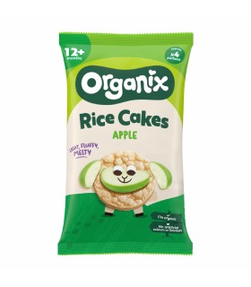 ORGANIX - RONDELE ECOLOGICE (BIO) DIN OREZ CU MERE, 40G, 12luni+