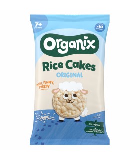 Organix - Rondele ecologice (BIO) din orez,  40g, 7 luni +