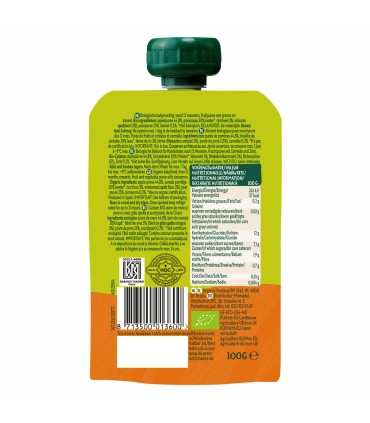 Organix – piure GUSTARE ECOLOGICA (BIO) DE MERE, PERE, SCORTISOARA, OREZ SI SPELTA, 100g, 12+