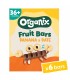 ORGANIX - BATOANE ECOLOGICE (BIO) DIN CURMALE SI BANANE 6X17G, 36luni+