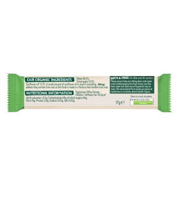ORGANIX - BATOANE ECOLOGICE (BIO) DIN CURMALE SI MERE 6X17G, 36luni+