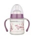 Baby Nova - Biberon tranziție, cu mânere, găt larg, PP, 150ml, 0-24luni